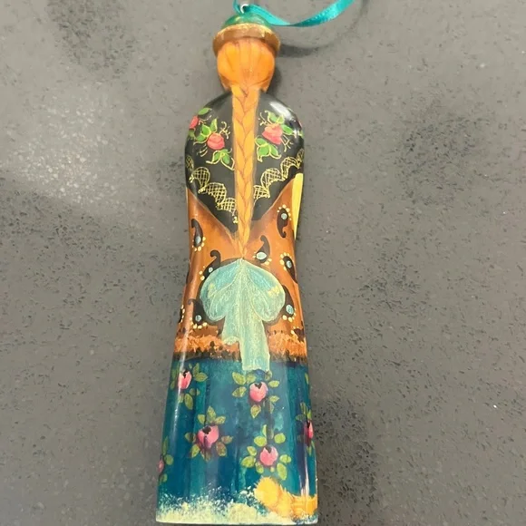 Vintage Wood Hand painted Russian Ornaments Nesting doll style - Picture 13 of 17